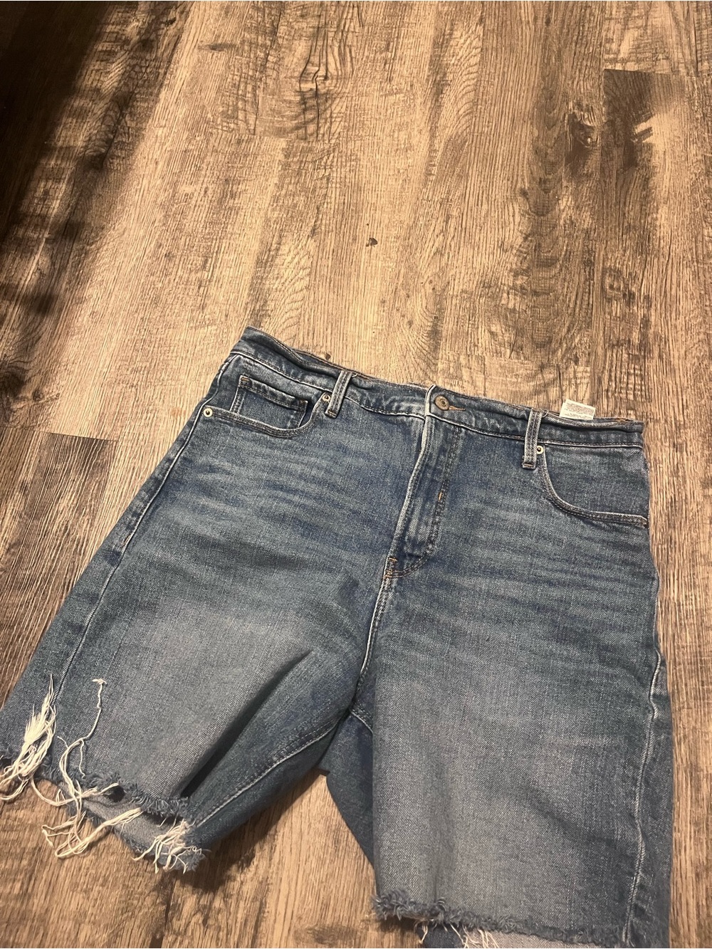 Old Navy Blue Distressed Denim Jorts